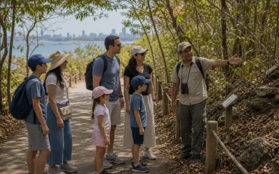 Dry forest trail at Smithsonian Punta Culebra